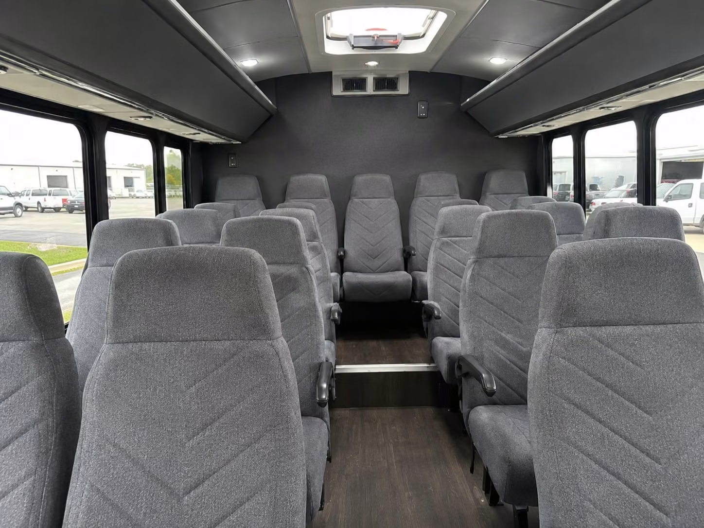 18 passenger minibus inside