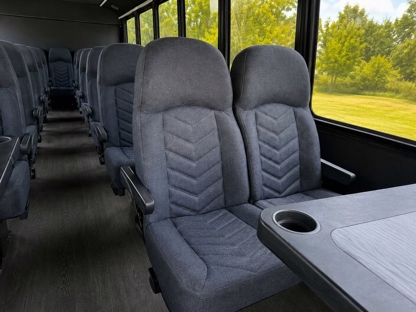 20 passenger minibus inside