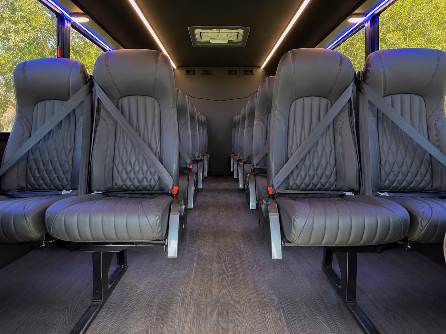 20 passenger minibus interior
