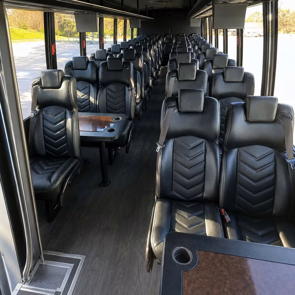28 passenger minibus interior