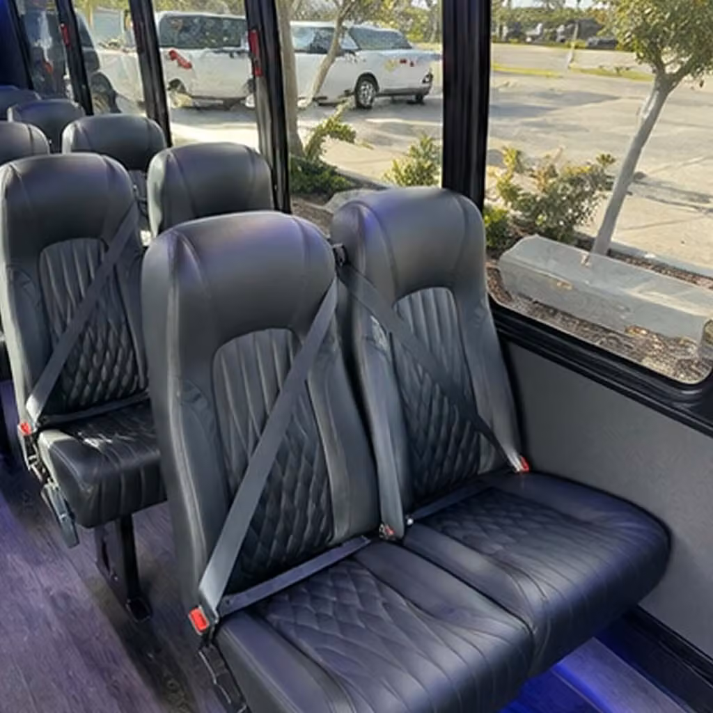 30 passenger minibus inside