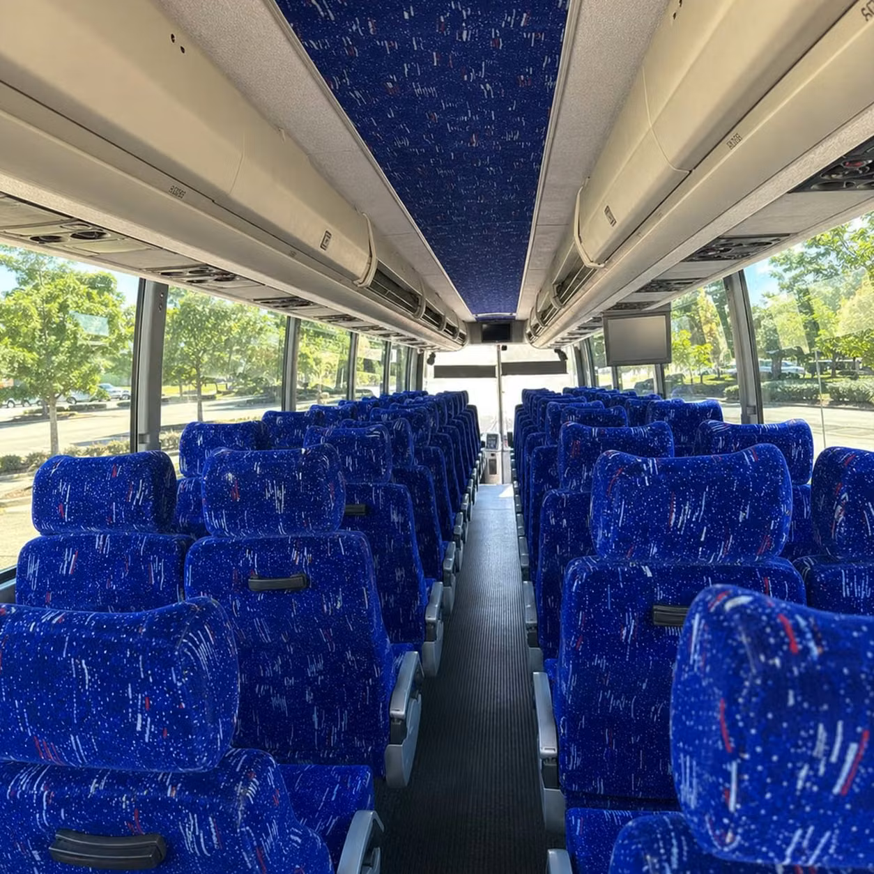 blaine charter bus interior gallery
