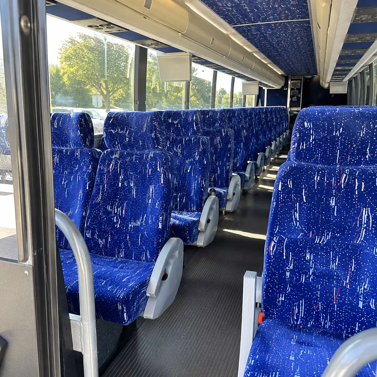 blaine charter bus rental inside