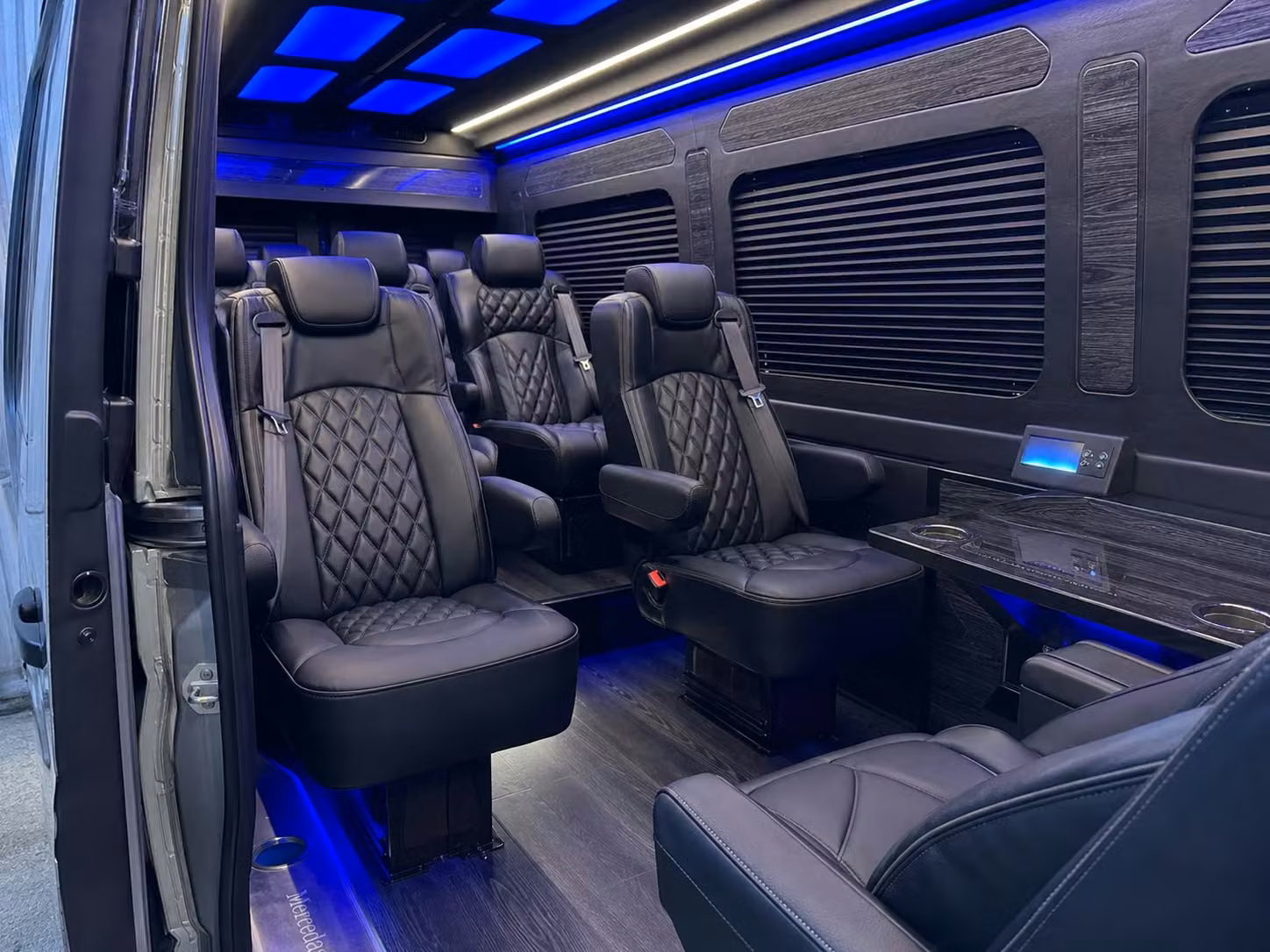 sprinter van transportation for groups and events across blaine