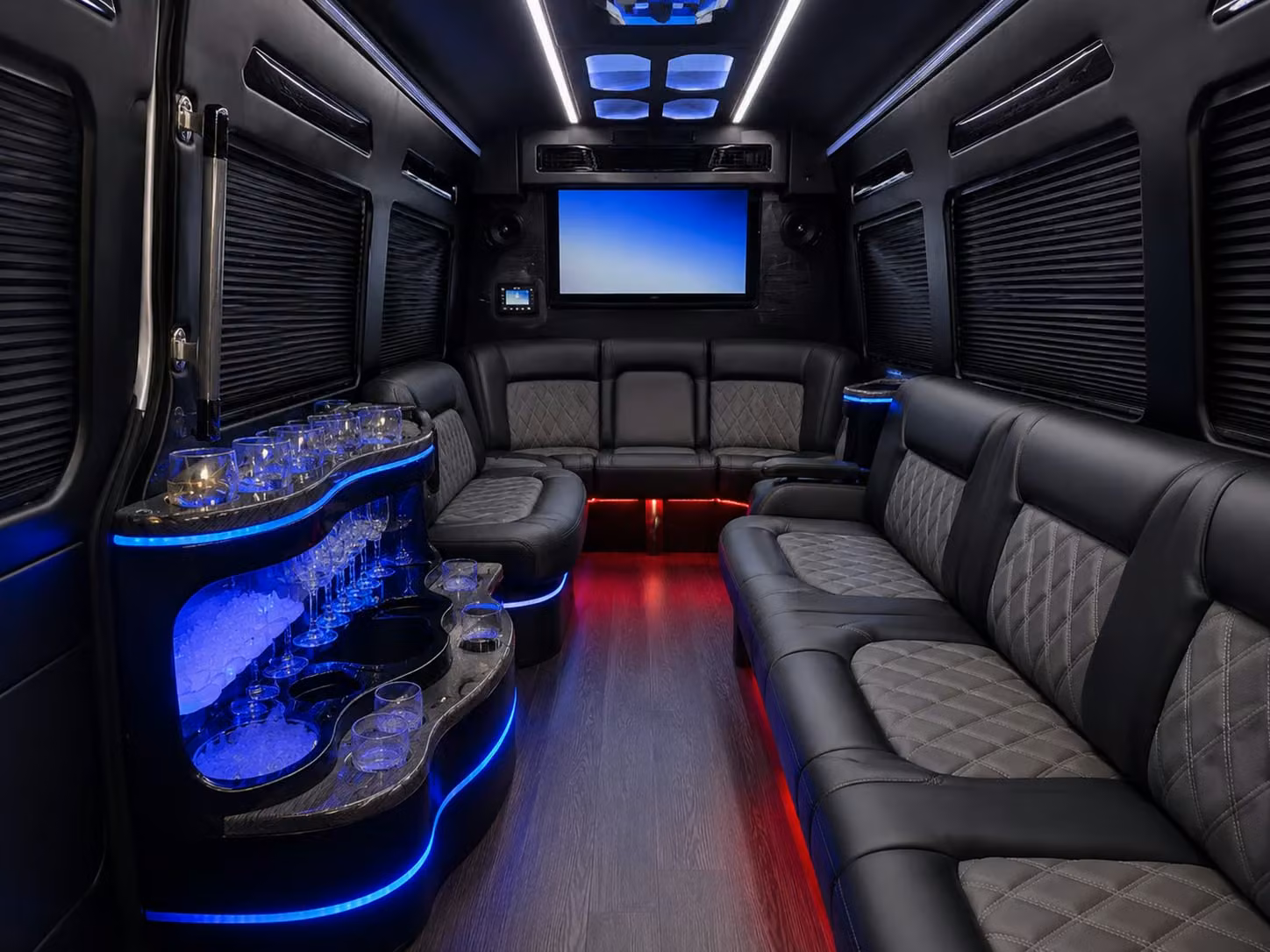 the bridal party deserves a ride that matches the occasion